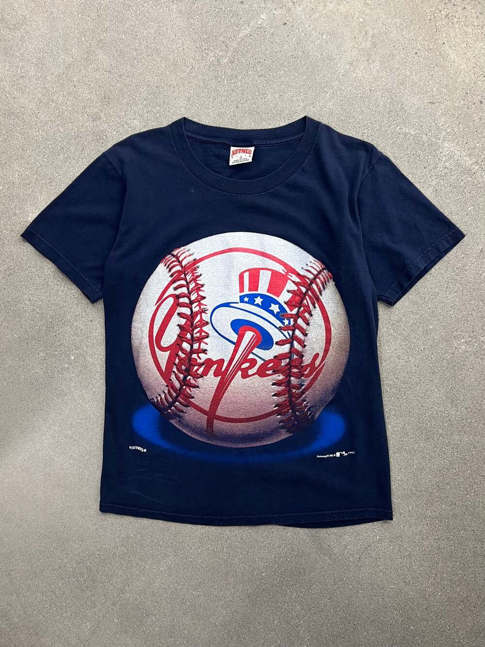 Vintage 1995 New York Yankees MLB Big Ball T-Shirt - M